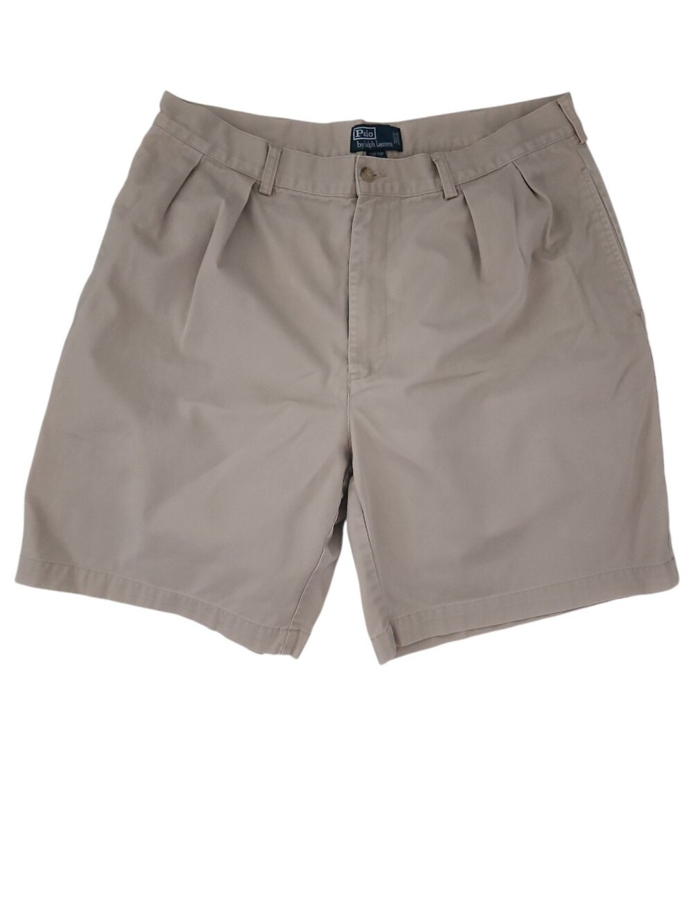 Polo by Ralph Lauren Tyler Short Tan Flat Front Men's Shorts Size 38